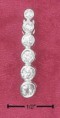 Sterling Silver and Cubic Zirconia Journey Style Pendant