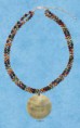 16" to 18" Adjustable Fresh Water Pearl with Shell Pendant Necklace